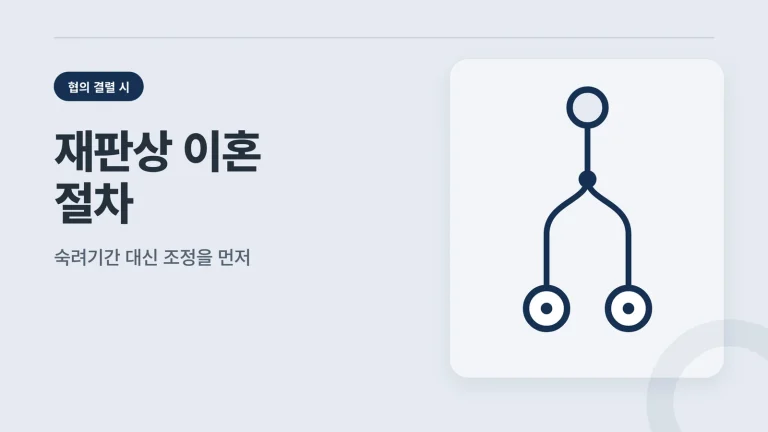 재판상 이혼 절차 썸네일